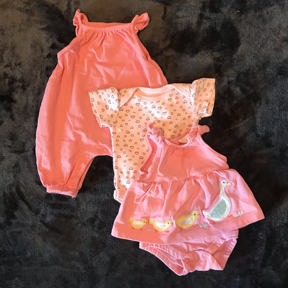 Newborn Baby Girl Clothes, New Born and 3 months